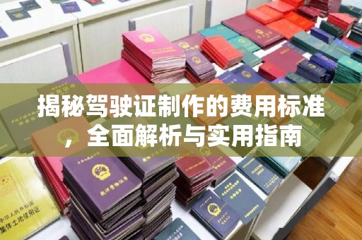 新化揭秘驾驶证制作的费用标准，全面解析与实用指南
