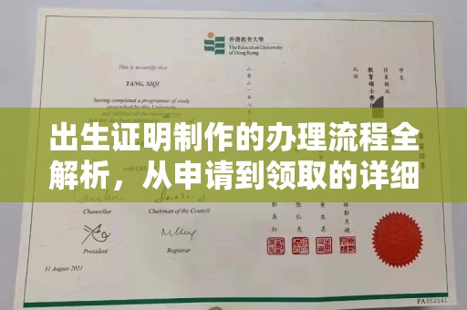 新化出生证明制作的办理流程全解析，从申请到领取的详细指南
